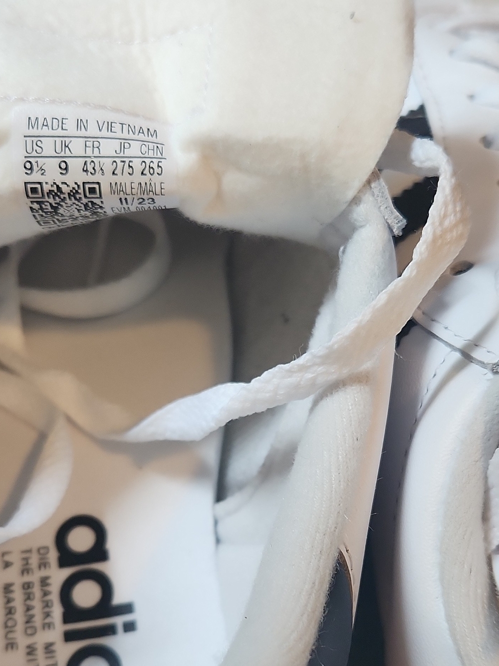 adidas White Athletic Low-Top Sneakers